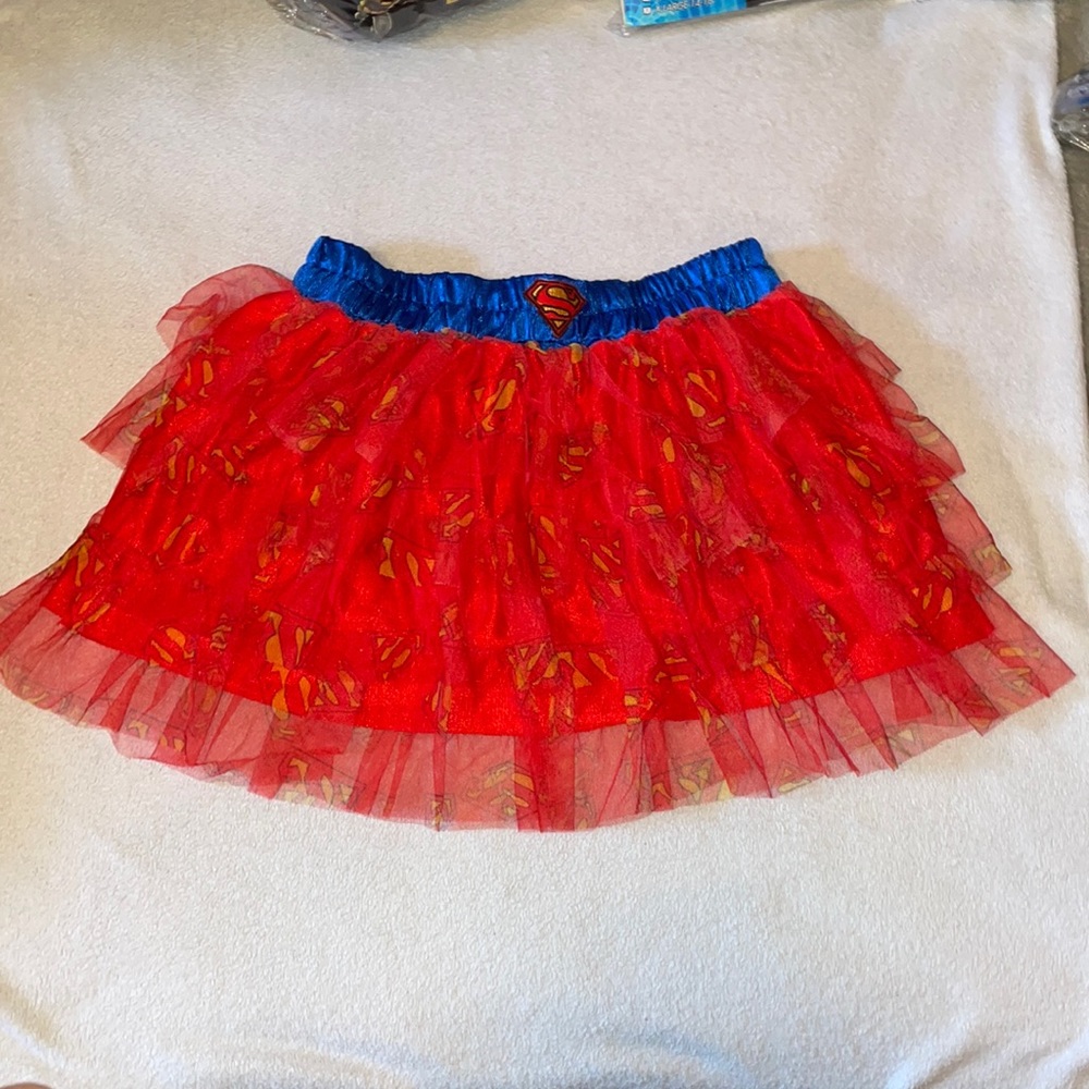 Superman/ Supergirl Ruffle Costume Skirt